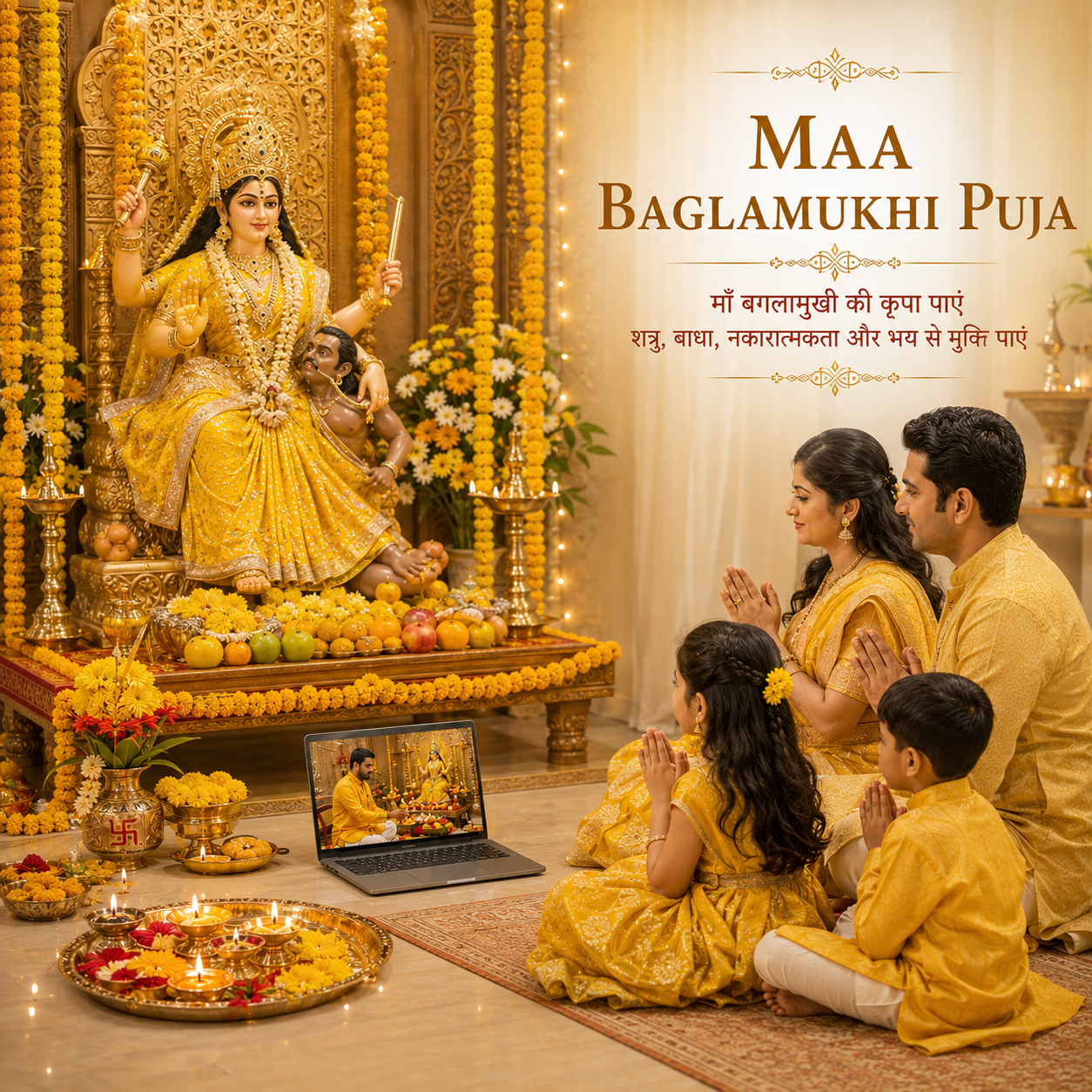 Maa Baglamukhi Puja